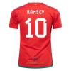 Maglia ufficiale Galles RAMSEY 10 Casa Mondiali 2022 per Uomo